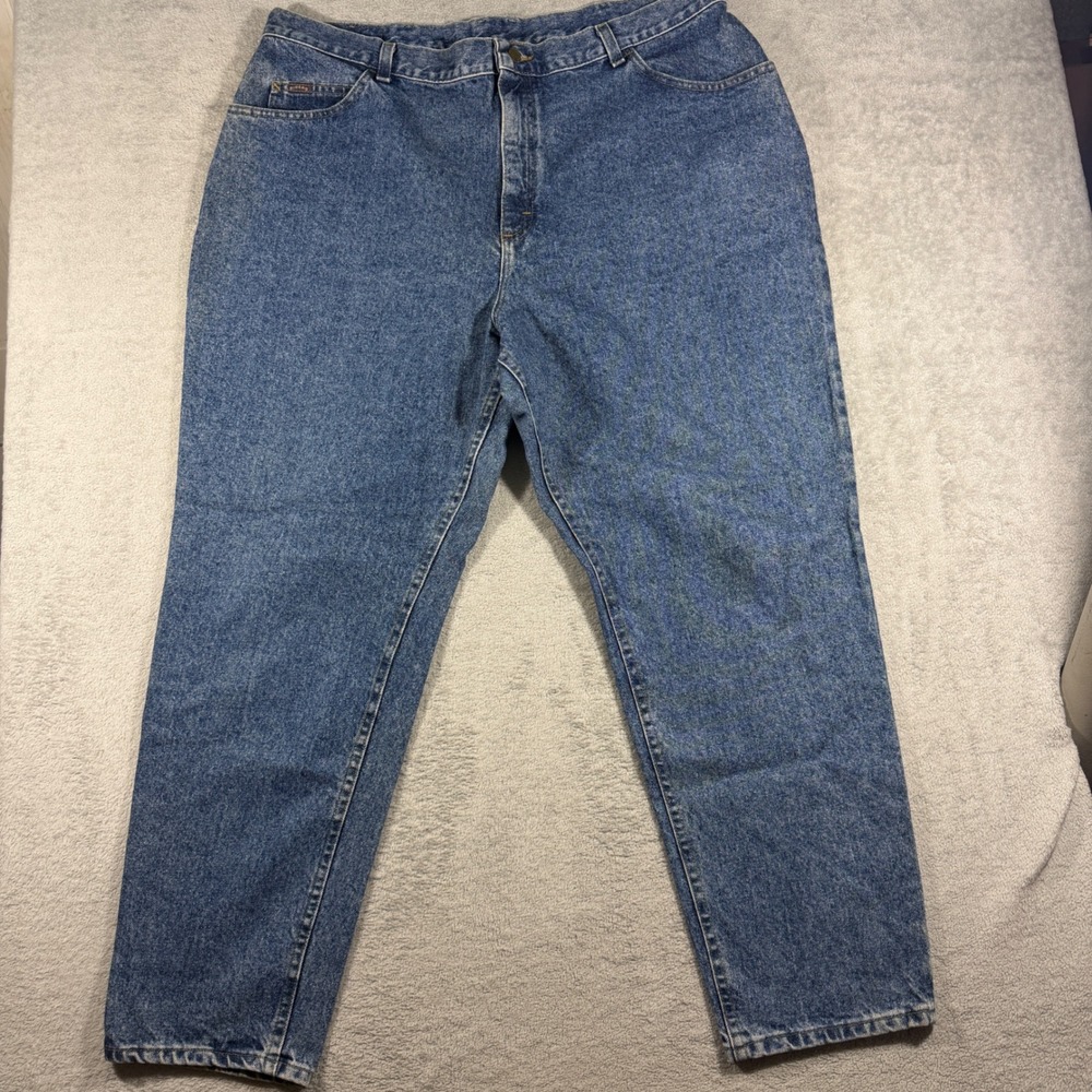 Riders Denim Jeans Womens 18W Blue High Rise Straight Leg Authentic Fit